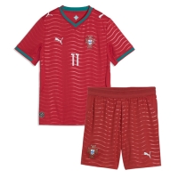 Camiseta Portugal Joao Felix #11 Primera Equipación Replica Mundial 2026 para niños mangas cortas (+ Pantalones cortos)